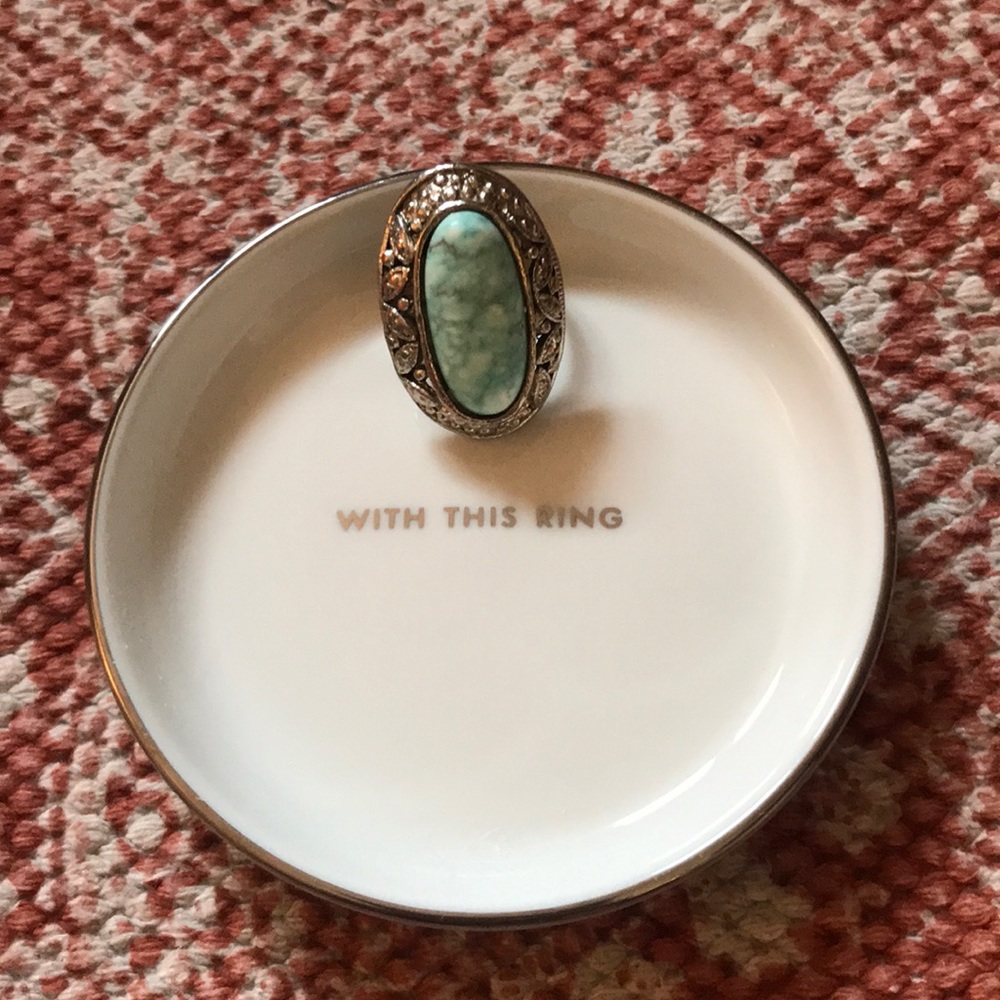 Kate Spade “With This Ring” Ring Dish